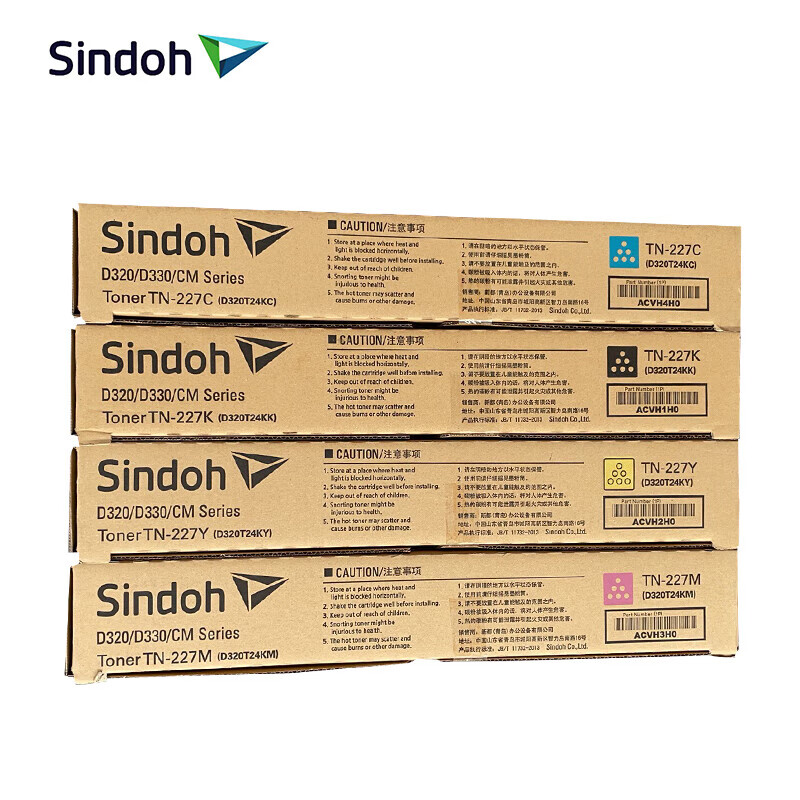 SINDOH新都原装墨粉盒 TN227K 适用新都D330C/D331C/D332C彩色复合机 约24000页 TN227K 黑色