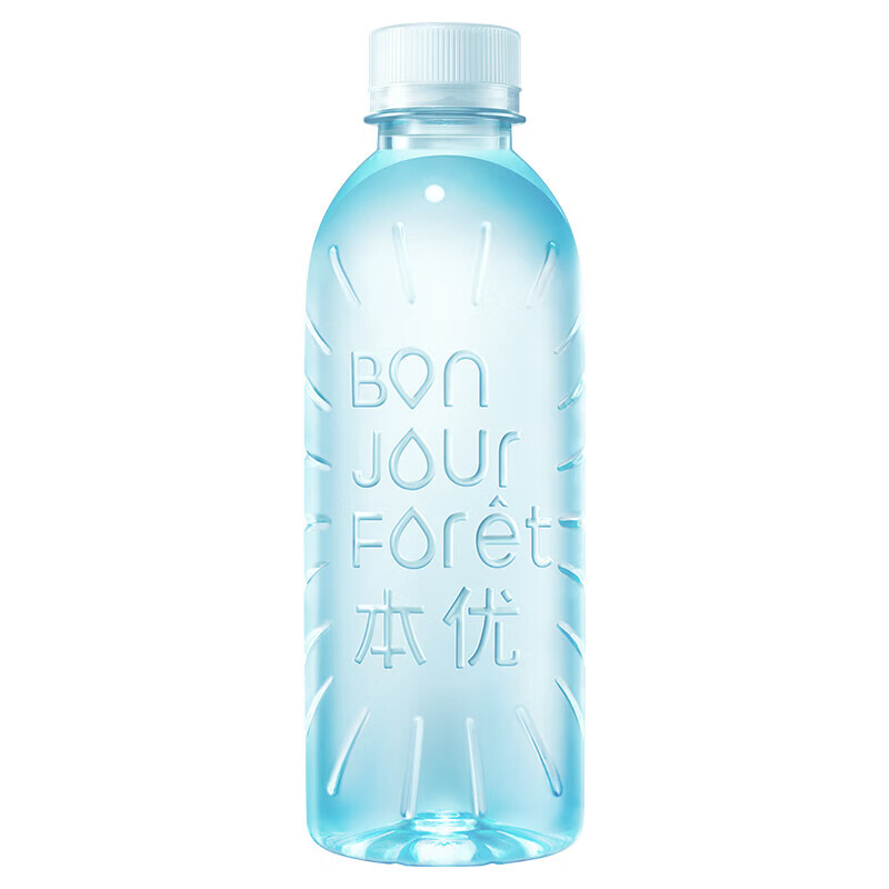 怡宝本优矿泉水555ml*24瓶膜包装饮用水天然水新品 本优矿泉水555ml*2