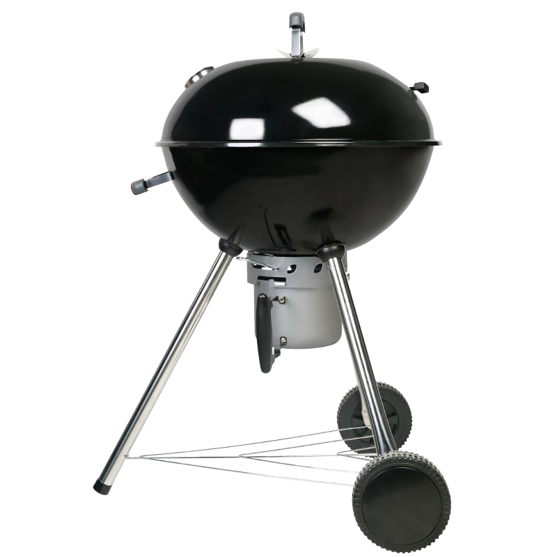 FIREPLUS燒烤爐家用別墅戶外圓形蘋果燜烤爐美式BBQ庭院木炭野外碳燒烤架 燜烤爐+工具箱+6斤炭+引火桶+送雨罩