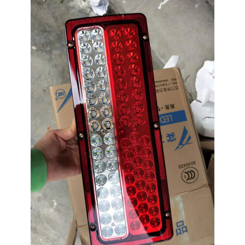 適用江淮JAC貨車尾燈掛車LED后尾燈總成掛車汽車尾燈華菱后尾燈實 左24v 1只其他