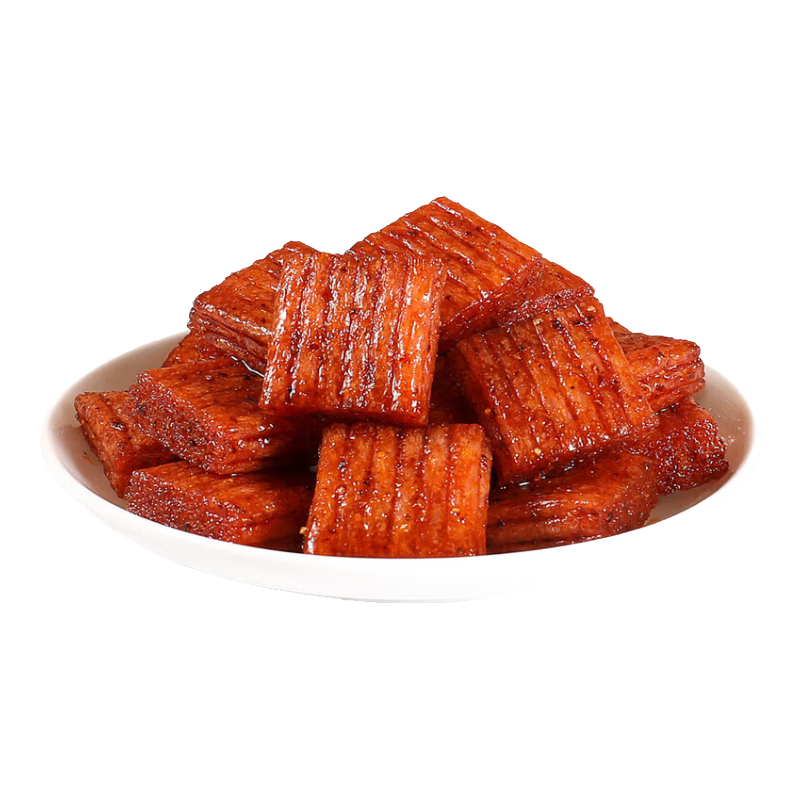 大刀肉湖南特产小吃网红麻辣零食大礼包辣条休闲零食儿时怀旧小吃 香辣大刀肉-约5包