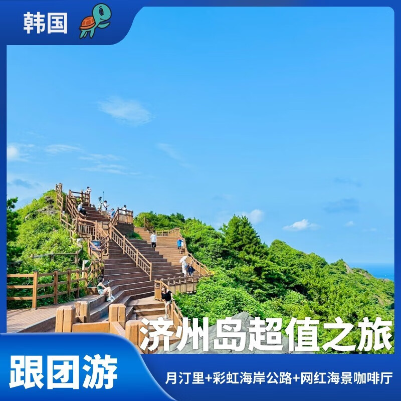 【赠品】济州岛5天4晚当地跟团游 新品系列专享  收货后7天内联系客服预约有效 仅限本人使用