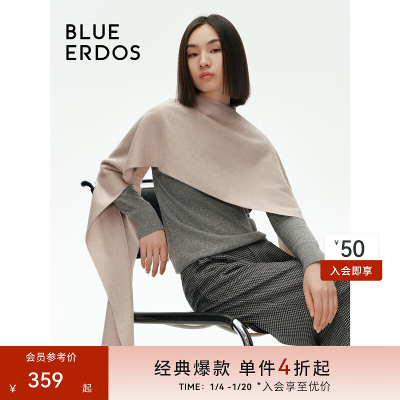 ���ڲ�����BLUE ERDOS100%ɽ����Χ�����紿ɫ��Լ�ٴ�ʱ�����ﱣů������� ����ɫ 180*30