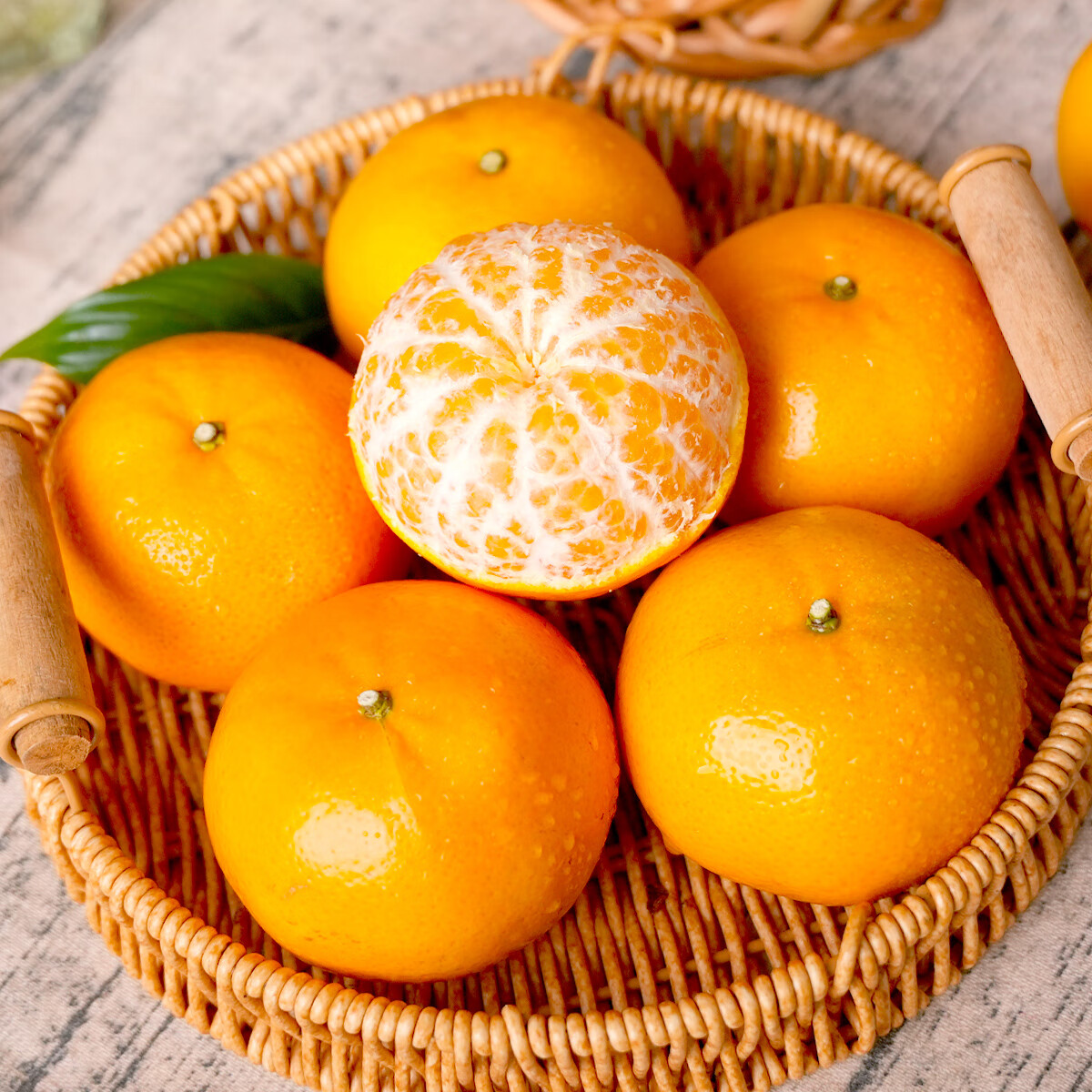 鑫佳叶广西武鸣沃柑新鲜采摘水果现摘现发 净重4.5斤装55mm+