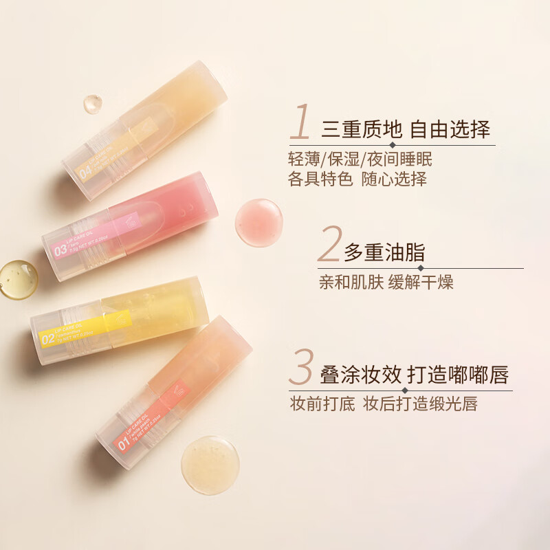 ZENN.TH 轻薄护唇油保湿唇膜护理润唇滋润唇部 白桃1.0款
