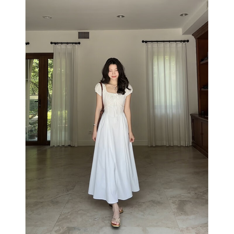 ���ž��� ���޷�ʽ�߼��з����������ݳ�����������ȹ G924Q04170 ��ɫС���Ӱ�-118CM S ����