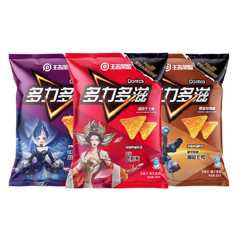 多力多滋玉米片混合味68g×3包王者荣耀合作款 玉米片