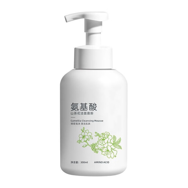 正彩氨基酸洁面慕斯控油清爽不紧绷洁面乳温和清洁毛孔泡沫卸妆洗面奶 山茶花洁面乳【60g】