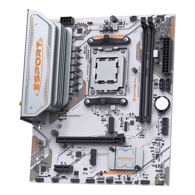 铭瑄 MS-eSport B850M WIFI ICE DDR5 图 4