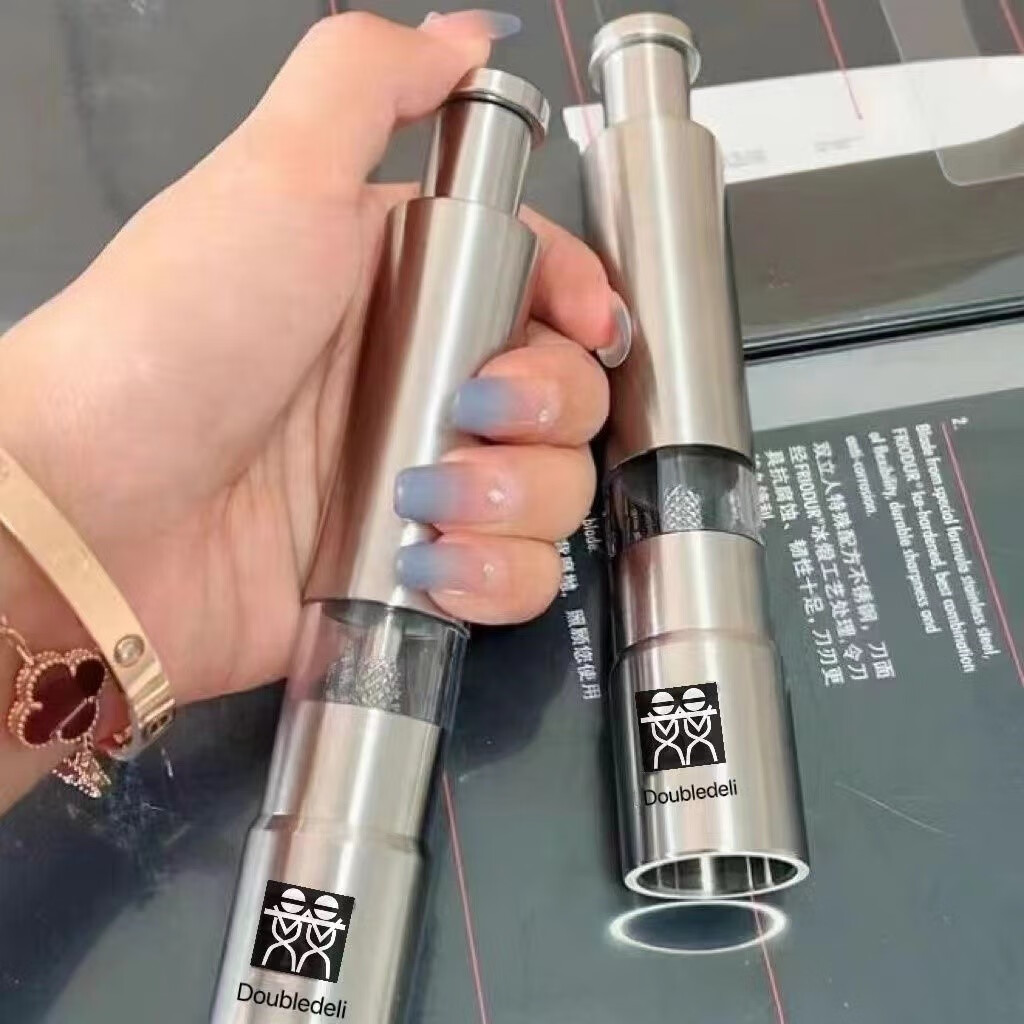 雙德立德國DOUBLEDELI不銹鋼胡椒研磨器手動研磨瓶家用磨胡椒粉 研磨器1個(gè)