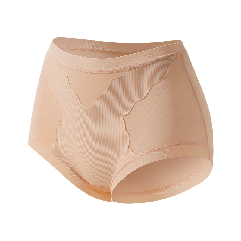 欧迪芬25年新款高腰棉质轻塑收腹女士内裤无痕不夹屁屁抗菌三角裤