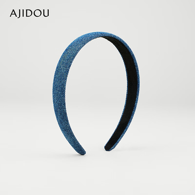 AJIDOU阿吉豆简约时尚休闲发箍元旦节跨年礼物 蓝色 1个