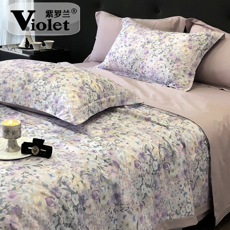  VIOLET2025¿ߵAƷյѩɴӡıļѩ ѿȶ- 200x230cmıļ 175.25Ԫ