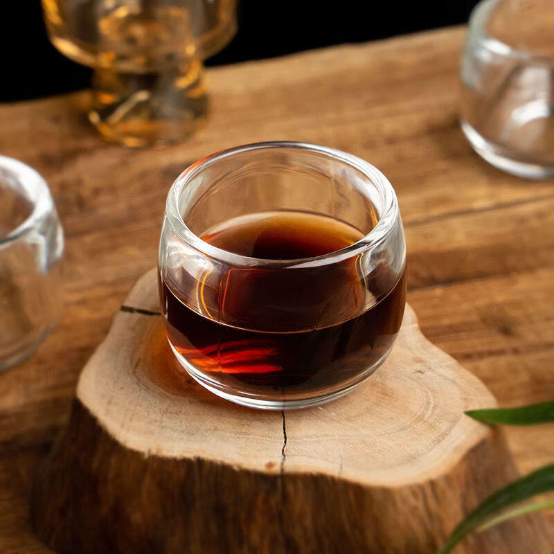 【甄选严选】高档玻璃杯主人茶杯不烫手个人专用加厚杯养生中式茶 茶杯 加厚款【1个】