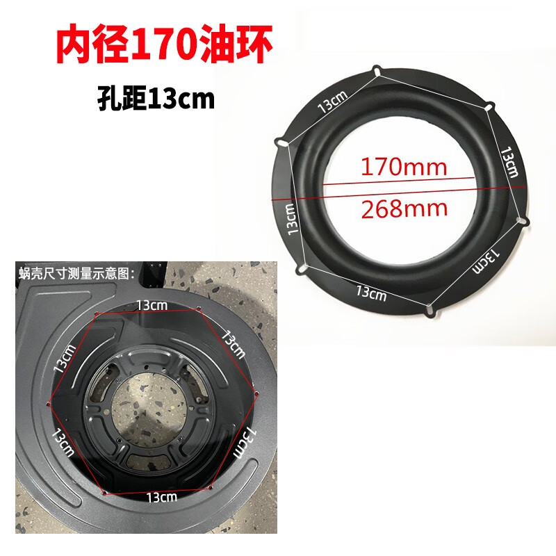 旭杉斯中式老式抽油烟机配件 老式烟机导油槽油环 油网密封槽密封垫圈