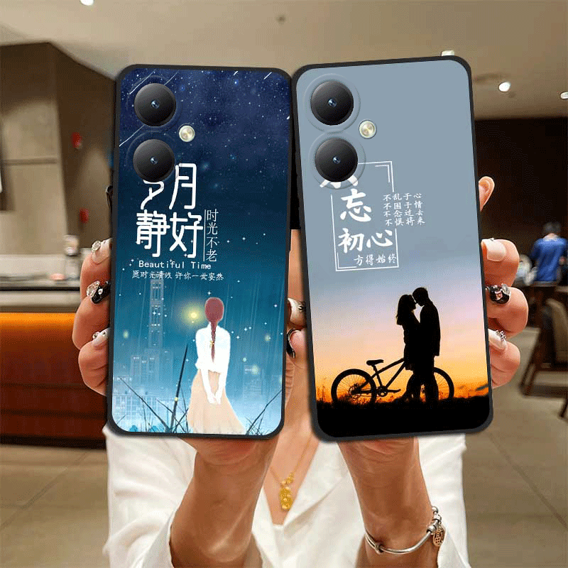 梦逸轩适用华为畅享60Pro手机壳MAO-AL00软套畅享6OPRO硅胶磨砂全包边防摔卡通可爱男女情侣超薄保护外壳 幸福爱心(磨砂软套)XW 型号-【套餐B:配(1)张全屏贴膜】