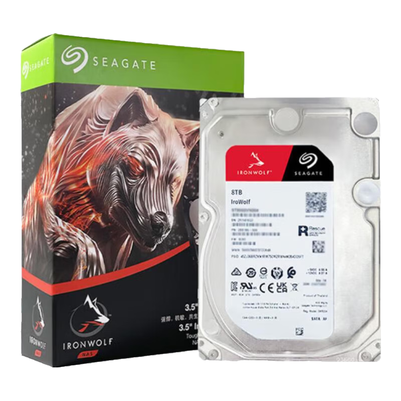 ϣ��NASӲ��  ����洢 ϣ�ݿ��� 3.5Ӣ�� SATA�ӿ� CMR PMR��ֱ�ż�¼ ��еӲ��  ��ԭ�����ݻָ� 8TB [ST8000VN004] 3988Ԫ��2��(��1994Ԫ/��)