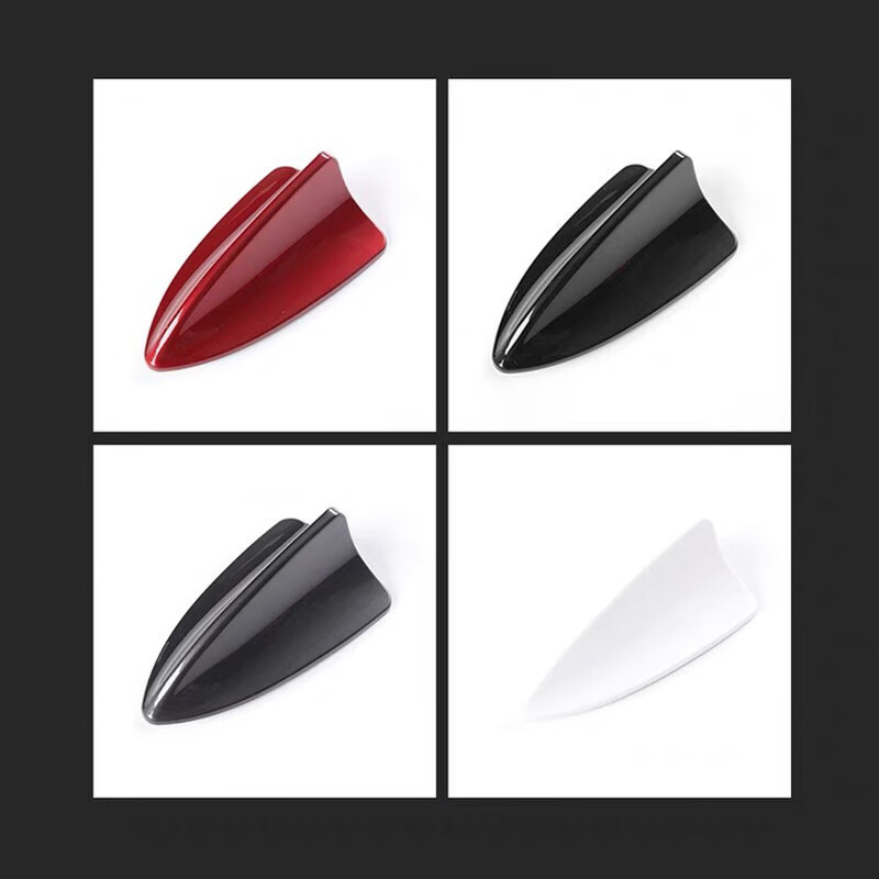 零寻（LINGXUN）适用昊铂HT液态银汽车昊铂橙烤漆鲨鱼鳍个性装饰车顶贴改装饰天线 车顶黑【升级烤漆款】 昊铂HT