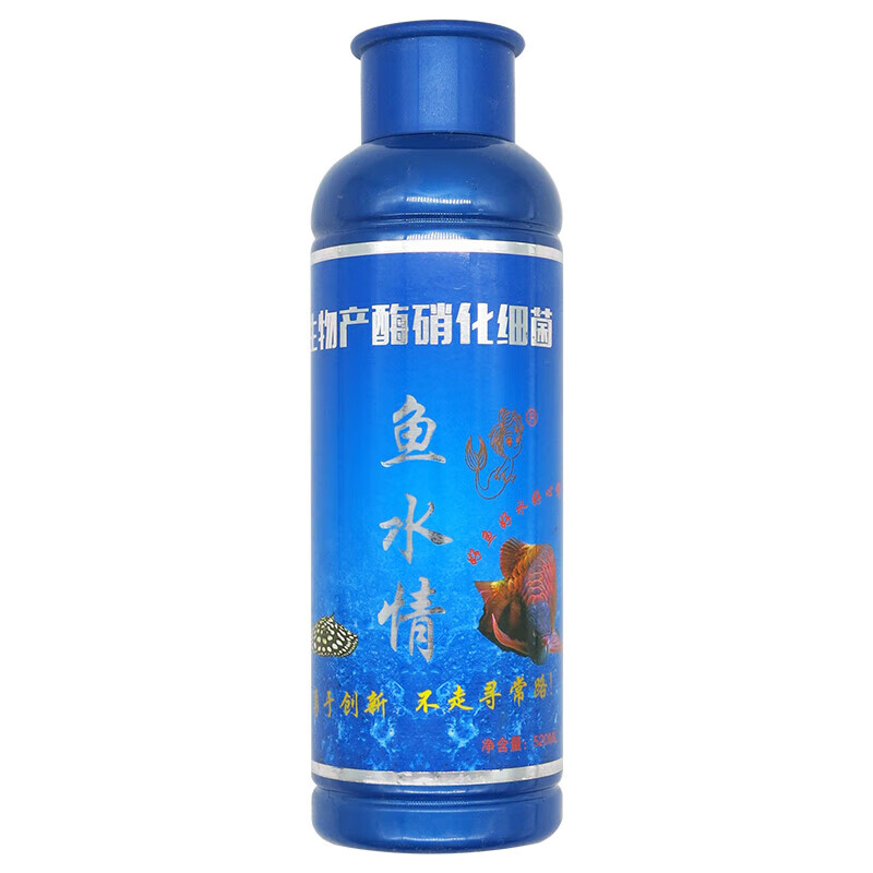 鱼水情缘 LIKE FISH AND WATER浓缩生物硝化细菌水质清澈剂净化空气缸水族养鱼高活性 生物产酶硝化细菌520ml 送滤棉