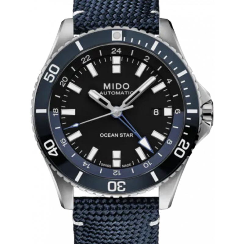 美度（MIDO）预售款 领航者系列海洋之星双时区防水手表腕表44毫米   M026.629.17.051.00