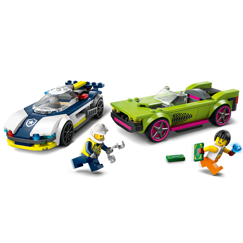 �ָ� LEGO ��ľƴװ����ϵ��60415 ������׷���к���ͯ�������ʥ������