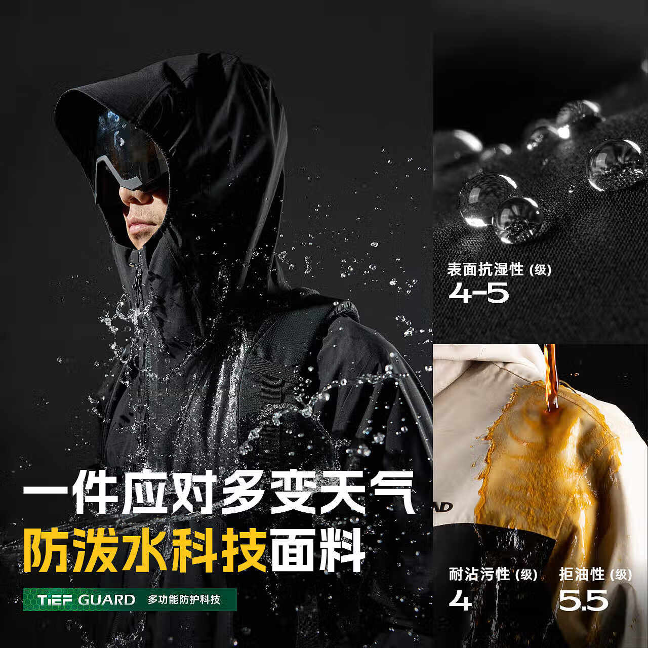 探路者（TOREAD）【山行】软壳衣男户外夹克外套防泼水防风运动徒步登山服女 冰湖蓝-713 XL