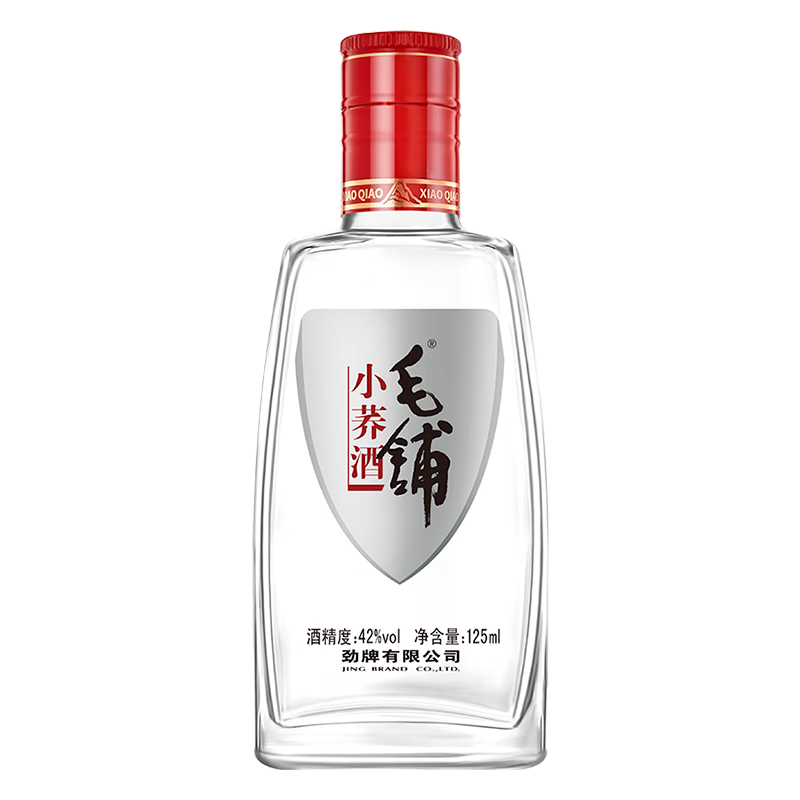 劲牌42度毛铺苦荞酒小荞/毛铺特曲 荞香型配制酒 42度 125mL 6瓶