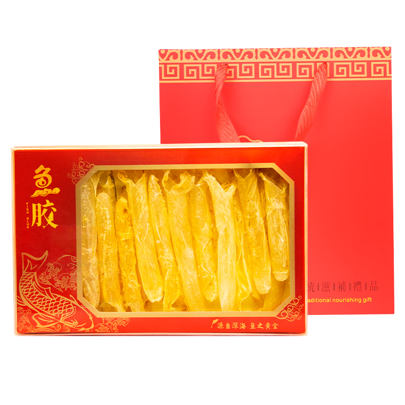 滋品物語(yǔ)深海魚(yú)膠花膠 魚(yú)肚魚(yú)鰾干筒送長(zhǎng)輩孕婦月子滋補(bǔ)營(yíng)養(yǎng)節(jié)日禮盒禮品 A3小黃花魚(yú)膠100g(100頭）