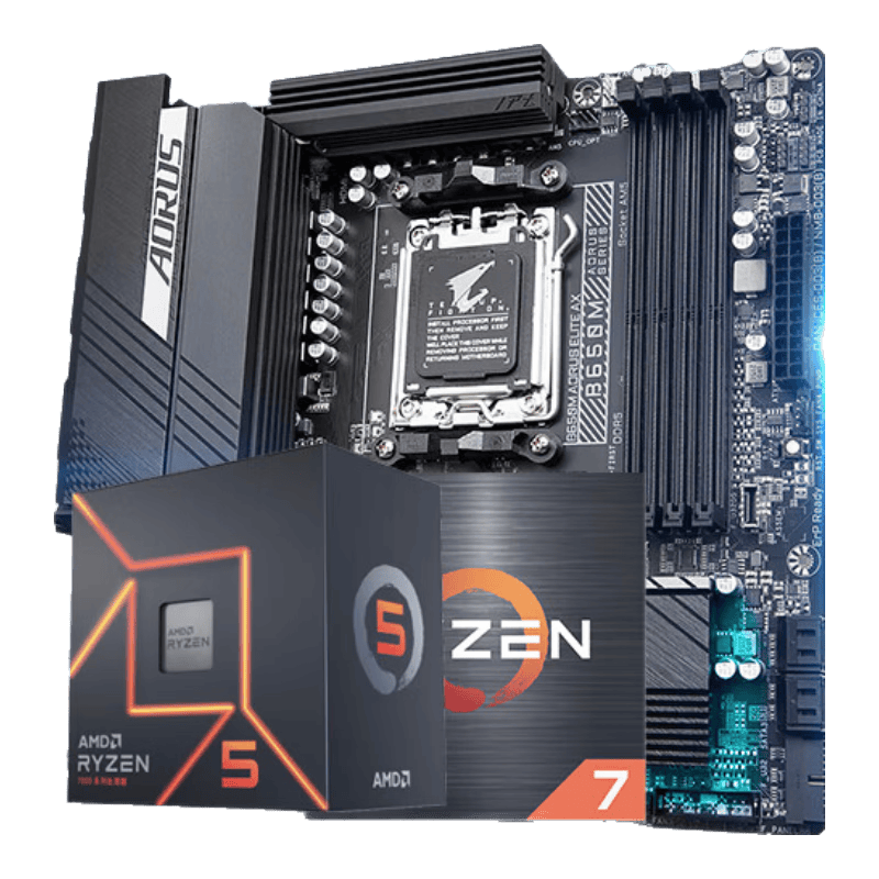 gigabyte/���� AMD+С�� R5 9600X B650M AORUS ELITE AX ��U��װ ��ɫ 2129Ԫ