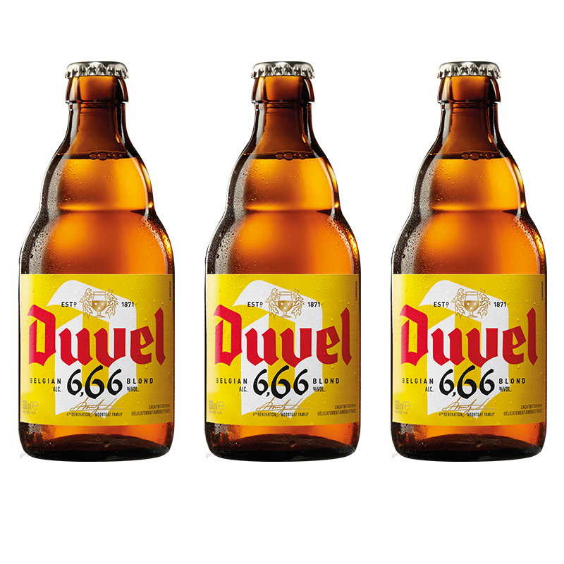 PLUS会员：DuveL 督威 6.66°精酿啤酒 330ml*3瓶 