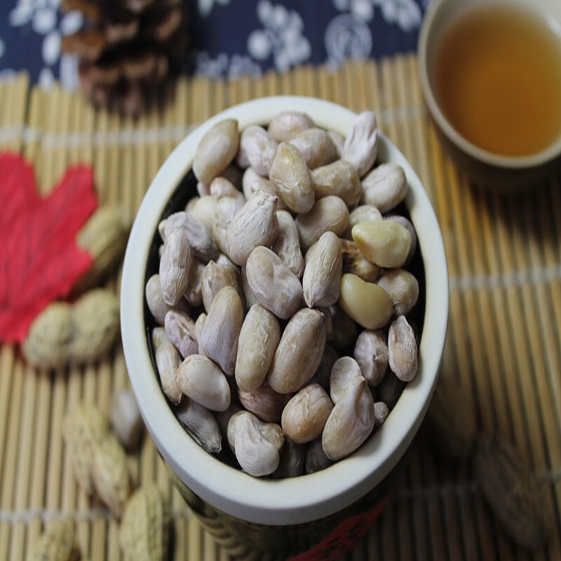 2024年原味水煮白晒花生米花生仁盐水花生咸水花生 原味水煮白晒花生
