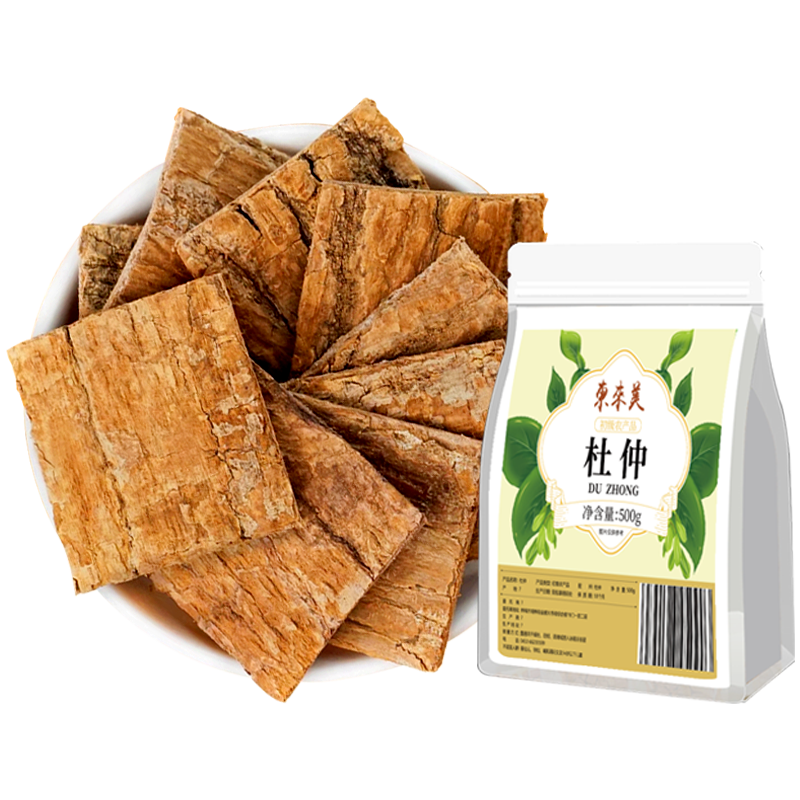 東來美 杜仲500g 杜仲茶皮老樹大份量實惠裝男人茶可搭中藥材泡水泡酒胖