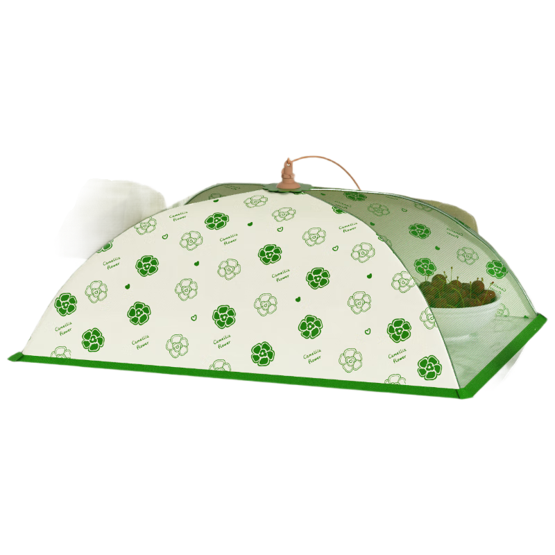 品喻（PINYU）菜罩家用飯菜罩遮塵防蒼蠅神器剩菜罩食物罩可折疊餐桌蓋【方形】