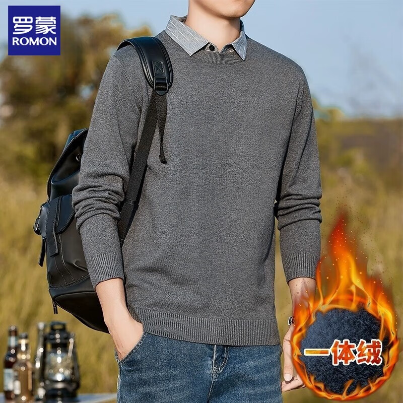 ���ڲ��������ɼ�������֯����ʿ���ﳤ�䱣ů�����ڴ�ƴ�ӳ�����ë����v���п� ���ɫ Բ��һ���� 3XL (160-180��) 149.9Ԫ