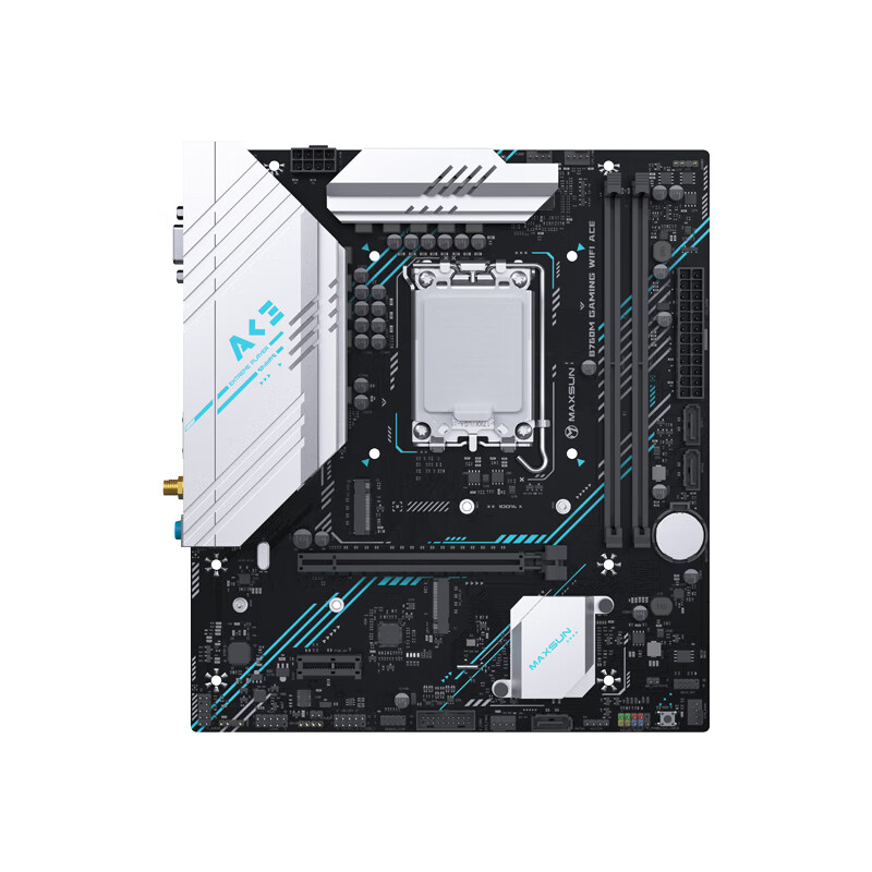 铭瑄MS-终结者主板 支持DDR4/DDR5 12/13/14代 CPU WIFI6E 蓝牙5.3 [GAMING】B760M WiFi ACE
