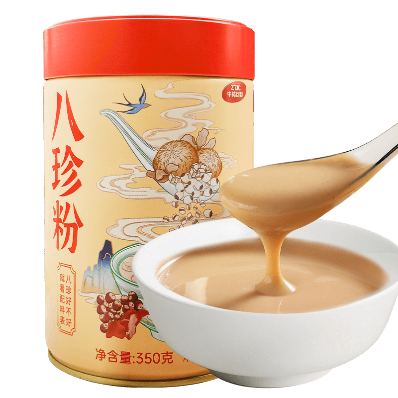 中體健臣中體健臣八珍粉山藥陳皮猴頭菇養(yǎng)胃粉早餐養(yǎng)生食品代餐粉350g 單罐裝