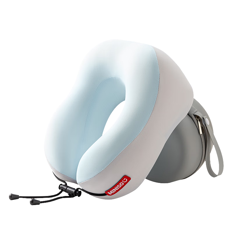 名创优品（MINISO）记忆棉u型枕护颈枕旅行便携靠枕长途出行脖枕办公室午睡枕神器