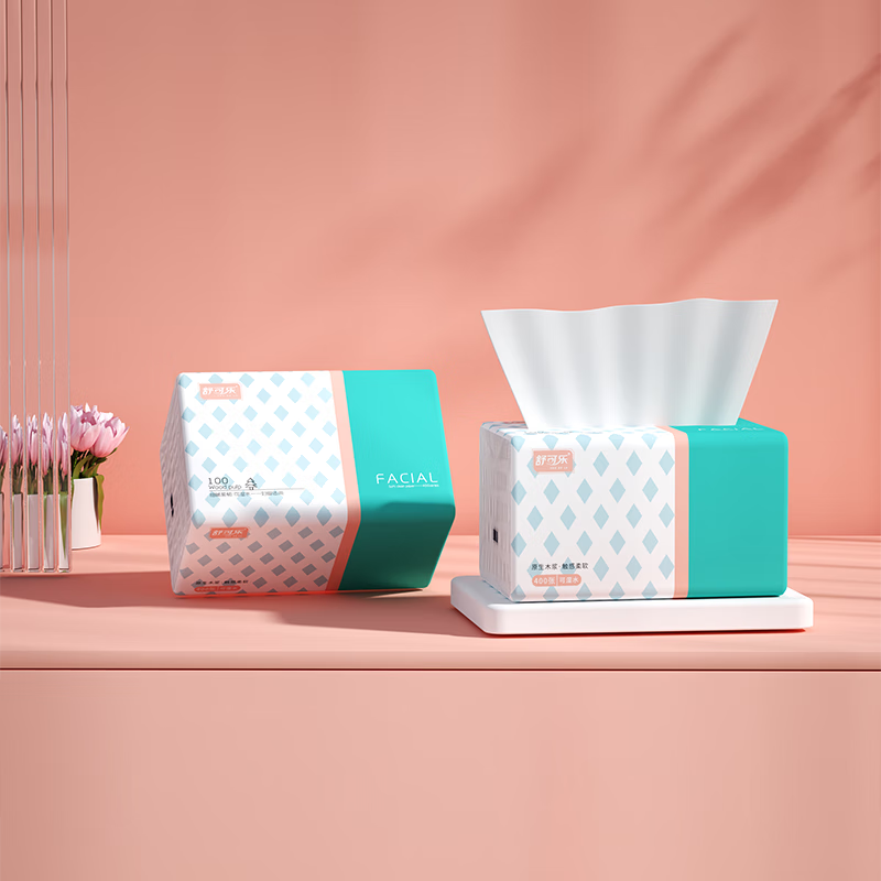 舒可乐【严选好物】 抽纸巾大包家用面巾纸餐巾纸 2包