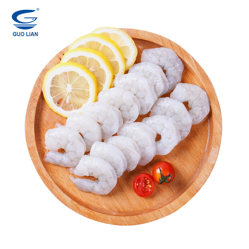 GUO LIAN 国联BAP认证翡翠虾仁特大号青虾仁水产净重无冰虾类食材冷冻生鲜 【大号】无冰 200g(净重) *4袋【性价比之王】