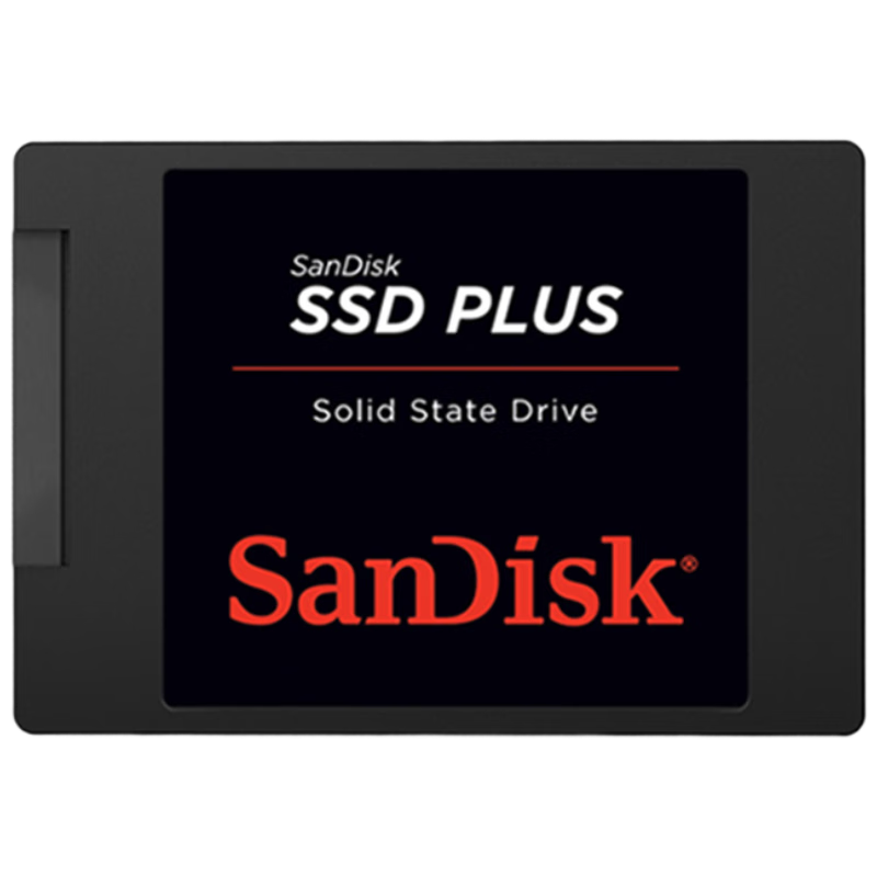 閃迪（SanDisk）2TB SSD固態(tài)硬盤545MB/s讀速PLUS性能加強(qiáng)版SATA接口2.5英寸TLC顆粒臺式機(jī)筆記本擴(kuò)容電腦升級