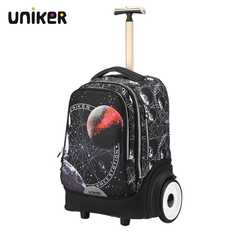 uniker初高中小学生可爬楼大轮子潮流拉杆书包旅行包女箱包男行李包送礼 星球大战(T5:更大容量,不能背)