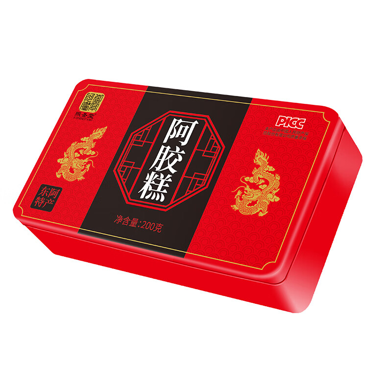 阿胶糕气血女性营养品山东固元膏官方旗舰店女性阿胶糕正品 阿胶糕1盒