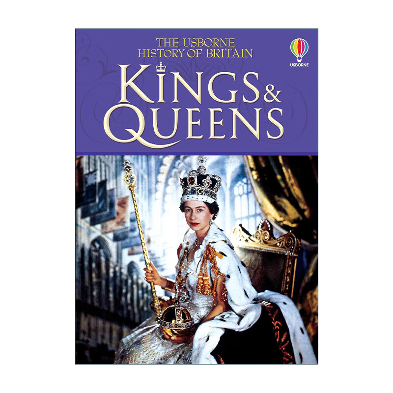 英国国王和王后的历史 英文原版 usborne history of britain kings