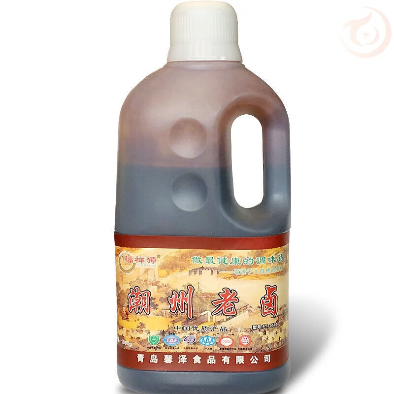 承吉祥馨海福祥源潮州老卤外婆卤老卤汁潮汕卤水料卤鸭卤肉卤蛋鸭掌鸭脖 FT0501潮州老卤1kg/桶