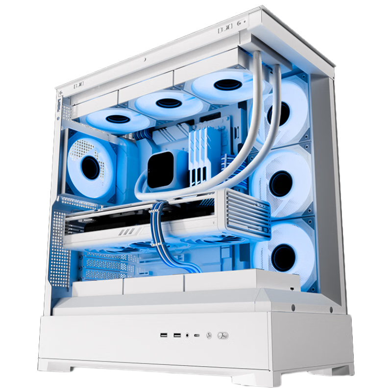 ߣaigoSE ɫ Ϸ̨ʽ ˫360ˮλ ֱ֧/ATX/270㺣/5090Կ 259Ԫ