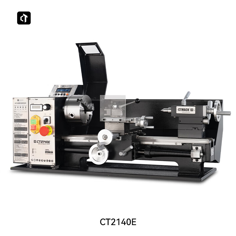 呲铁CT2140E电子挂轮车床家用车床微型车床仪表车床教学小机床 CT2140E