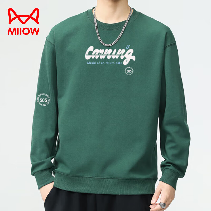 è�ˣ�MiiOW��2024�¿��＾������ʿ���ƿ���Բ��ӡ�����³���T������� ī��ɫ 3XL