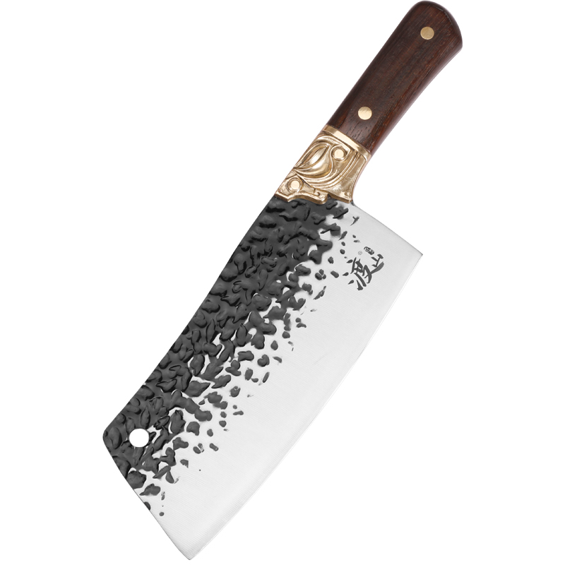 渡山菜刀G-13：手工锻打斩切刀两用家用切片砍骨刀的价格走势