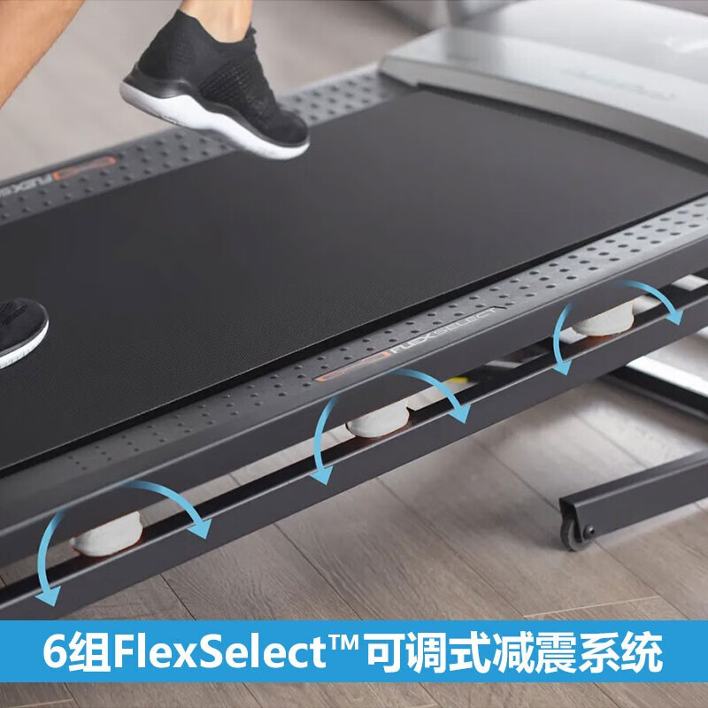 富士华美国爱康诺迪克跑步机10816/90716家庭用爬坡折叠减震健身器材 NETL10816/T7.0