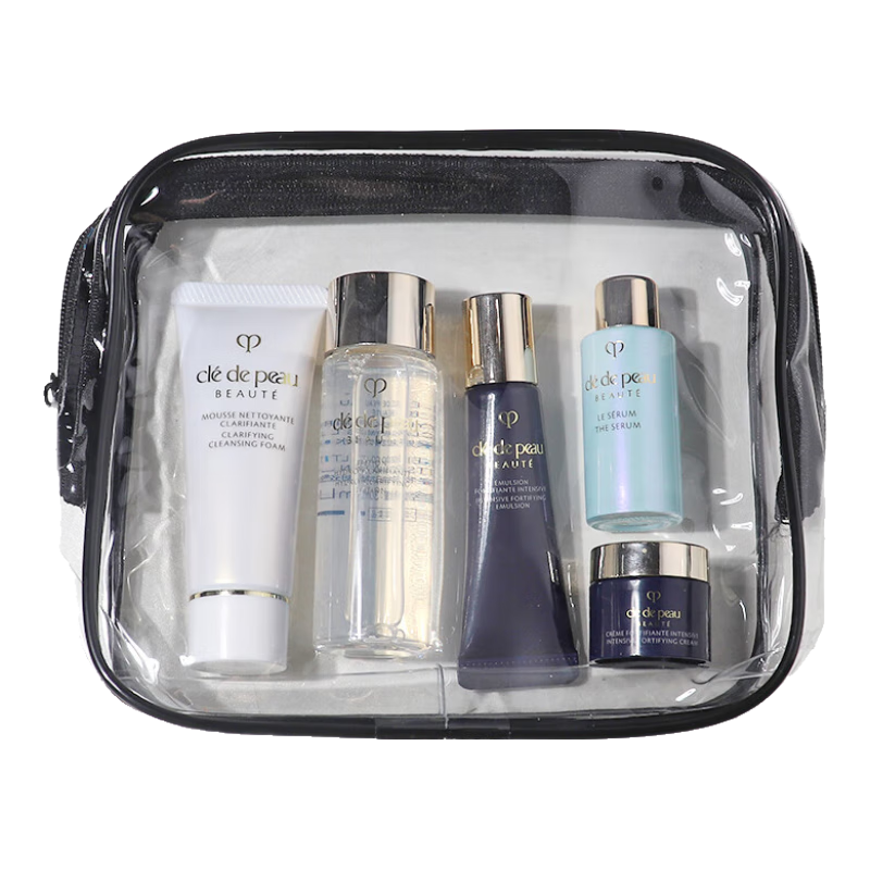 肌膚之鑰（Cle de Peau）光采水乳三件套護(hù)膚品旅行套裝女士媽媽化妝品全套補水緊致 送人 清爽潔面+水+夜乳+晚霜+精華